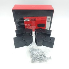 4x Cinch/Wild Hog Stair Railing Bracket ~ Set of 4 Black ~ 30590