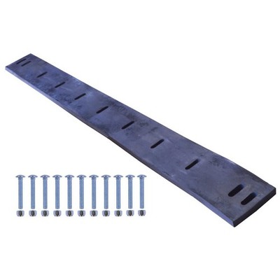 Rubber Cutting Edge Kit - 11 hole - 108''L x 10''H x 1-1/2''W - on 9 Ft Meyer plows