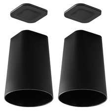 Yamazaki Tower Magnetic Bathroom Tumbler 2pcs Set Tooth Cup Black