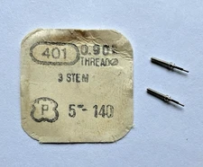 Peseux 140 - 290 NOS Winding Stems  /  Part Number 401 / $5.00 or Both for $8.00