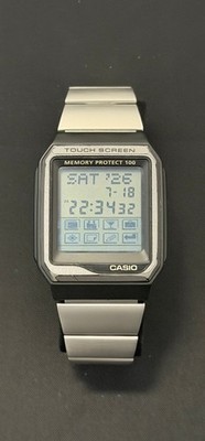 Casio VDB-200 digital touchscreen ''Data Bank'' watch from 1996 Japan VDB-200