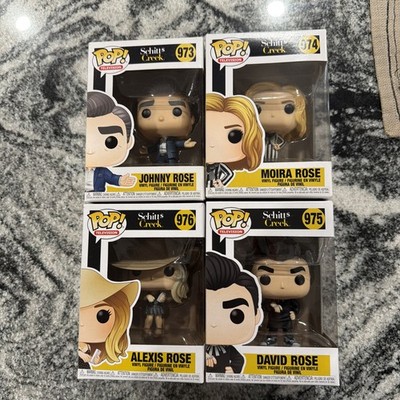 Schitts Creek Funko Pop Set Johnny Moira Alexis David Rose