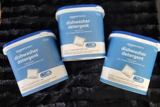 Amazon Basics Dishwasher Detergent Pacs / Fresh Scent / Lot Of 3 (85 ct each)
