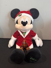 Disney Christmas Mickey Mouse Plush Toy 2024 Christmas 16" New Without Tags