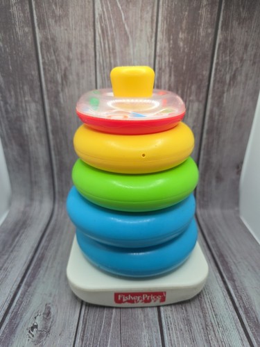 Fisher Price Rock-a-Stack Stacking Rings Baby Toy Extra Blue Piece | eBay