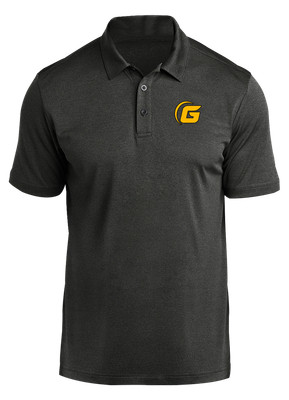 900 Global G Prime Polo Black Heather Bowling Shirt