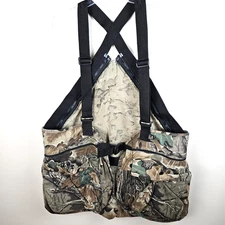 Hunter Specialties Turkey Vest Camo USA XL Straps Pockets Bag Cushion GUC one Sz