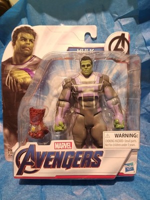 Marvel Avengers Titan Hero Series Hulk Action Figure W/ Infinity Gauntlet 6''