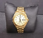 Seiko Men's Vintage Gold-Color Stainless Steel Watch 7336-0150
