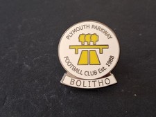 PLYMOUTH PARKWAY FOOTBALL CLUB BUTTERFLY PIN BADGE