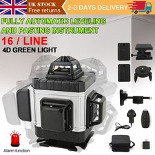 16 Line Laser Level Self Leveling Green Cross Line Rotary Measure Tool