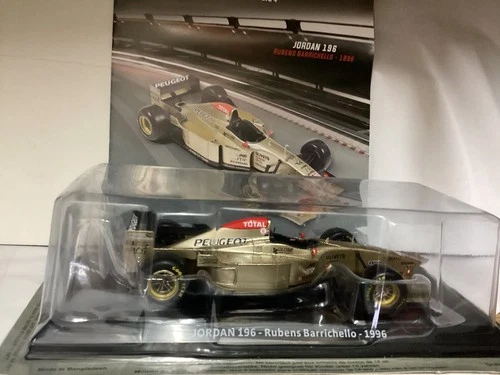 F1 JORDAN 196, RUBENS BARRICHELLO 1996 1/24 Die Cast New Sealed