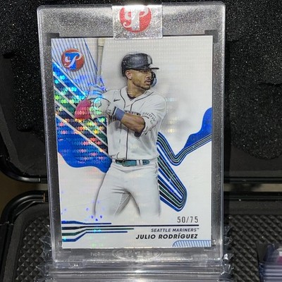 2024 Topps Pristine - Julio Rodriguez #206 Blue Refractor /75