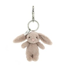 Jellycat Bashful Beige Bunny Bag Charm Tiny 3.5" Plush Lovey