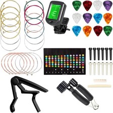 Kit De Accesorios De Guitarra Incluye Cuerdas...