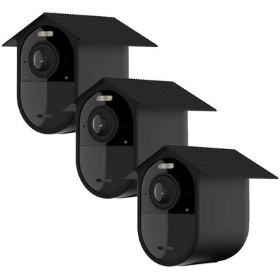HOLACA Weatherproof Silicone Skin(3 pcs) for Arlo Ultra 4K 2 Black 