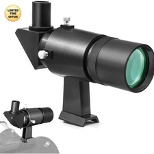 Finder Scope 9x50 Right Angle Optical Finderscope for Telescope with Crosshair