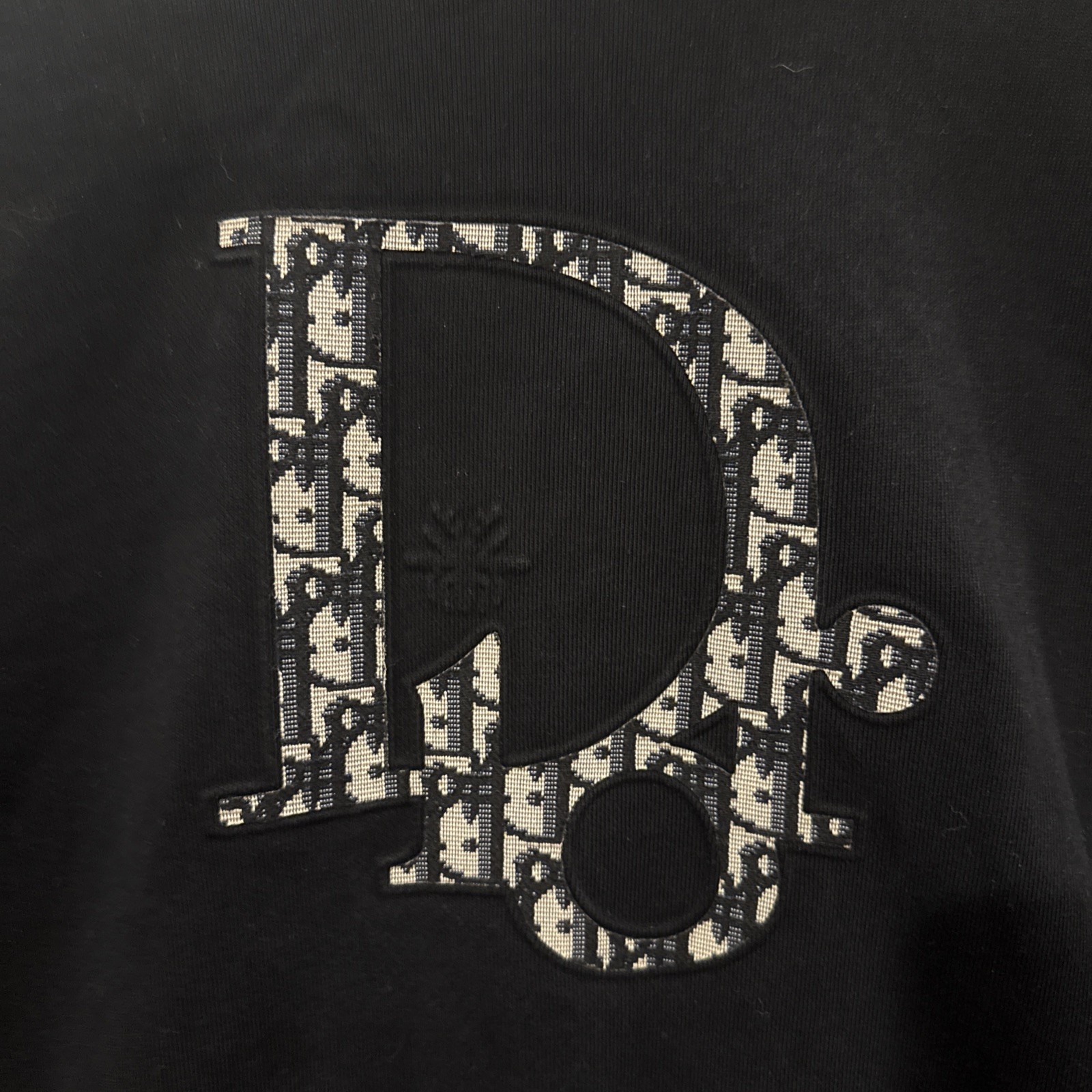 Dior Monogram Logo Embossed Pullover Crewneck Swe… - image 2