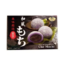 Royal Mochi Khoai Tia Ube Snack Food Bar 7.4oz Deliciously Chewy Treat