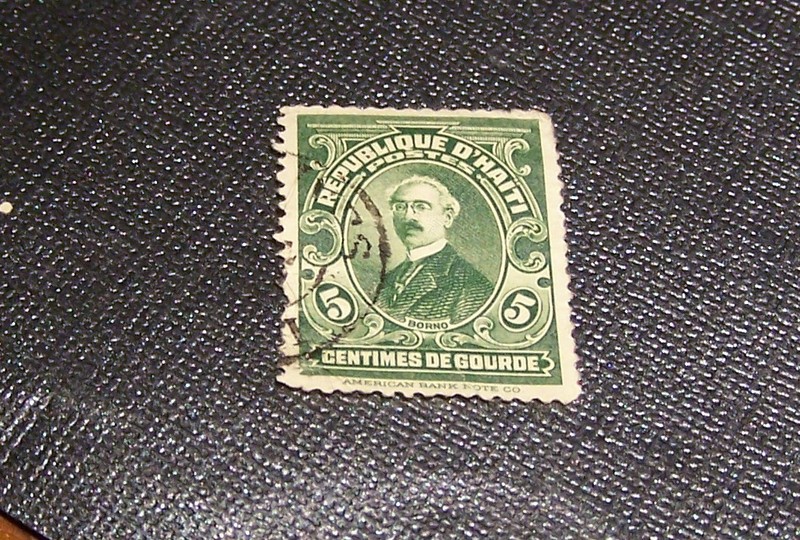 One 1924 Haiti Postage Stamps of Eustache Antoine Francois Joseph Louis Borno