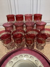 20 Piece Vintage Kings Crown Ruby Flash Servi...