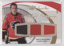 2007 Upper Deck Sweet Shot Beginnings Rookie Jersey /599 Curtis McElhinney 7ez