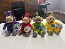 Amazing DEAL 1998 Eden Teletubbies collectables Plush Toys complete set.