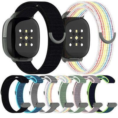 Children's Watch Nylon Watch Band Colorful Band Watch Case for Fitbit Ace LTE