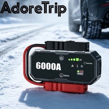 Adoretrip F40 6000A Auto Starthilfe Jump Starter Ladegerät 12V KFZ Booster+Box Adoretrip F40 6000A Auto Starthilfe Jump Starter Ladegerät 12V KFZ Booster+Box