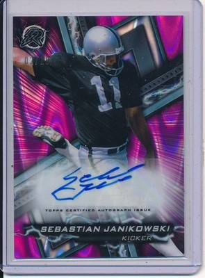 2023 Topps Composite Pink Resurgence Signatures Sebastian Janikowski AUTO #D /10
