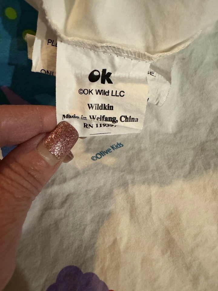 恐龙土地幼儿床单套装枕套,贴合和平面 100% 棉野皮 — 第 4/4 张图片