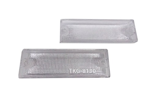 1 Pair Clear Front Bumper Light Lens For Isuzu TFR TF Pickup 1991 1992 - 1997 - Picture 4 of 7