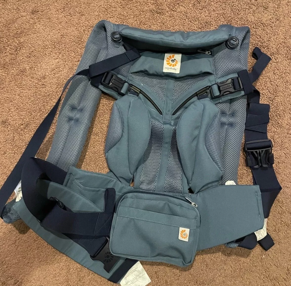 Ergo baby Omni 360 Cool Air Mesh Oxford Blue baby carrier | eBay