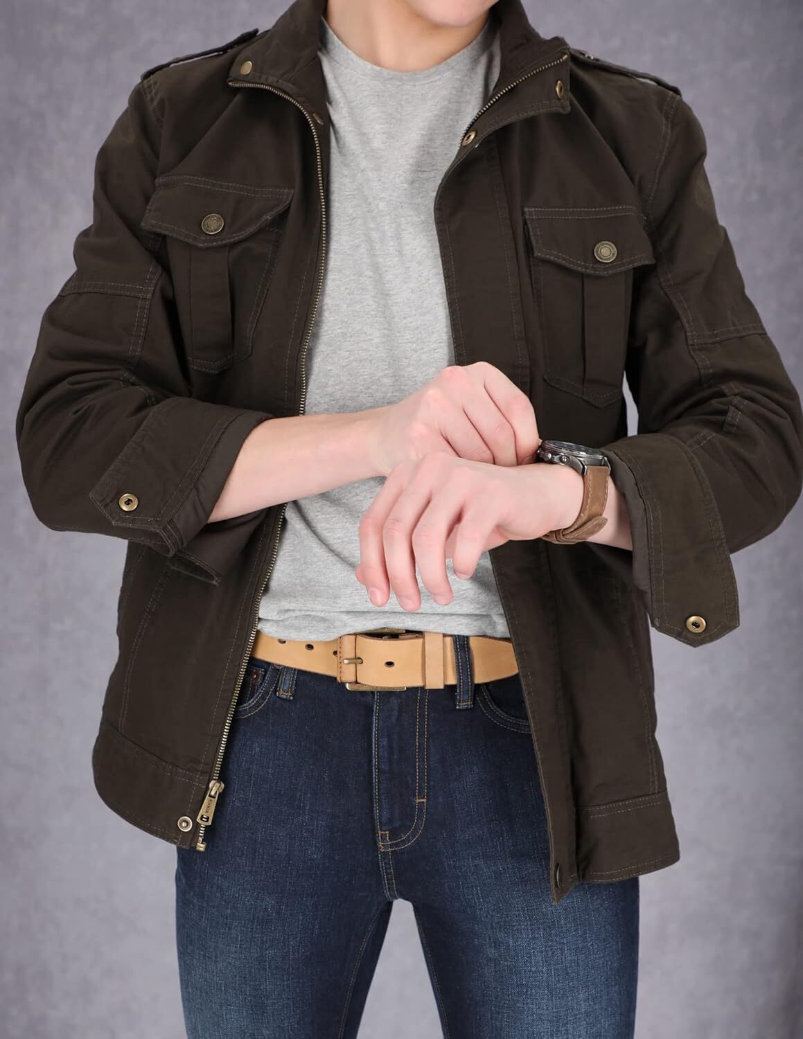 Timberland Men's Casual Leather Jean Belt