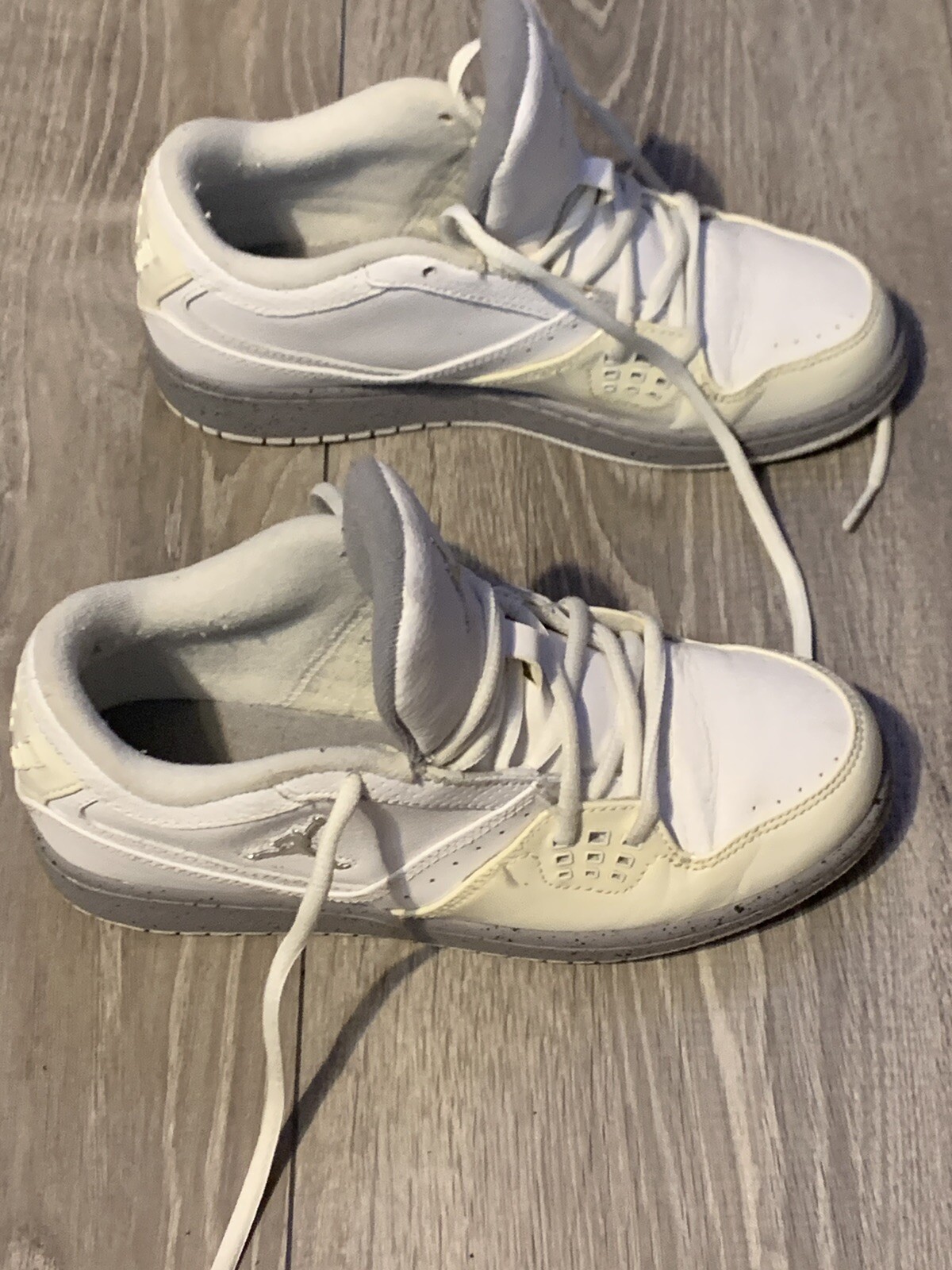 Size 4 Nike Women Air Jordan 1 Flight 350610107 Wh… Gem