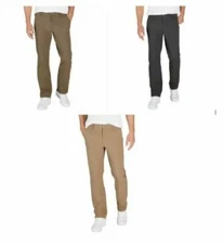 Weatherproof Vintage Men’s Performance Weather-Flex Flat Front Pants