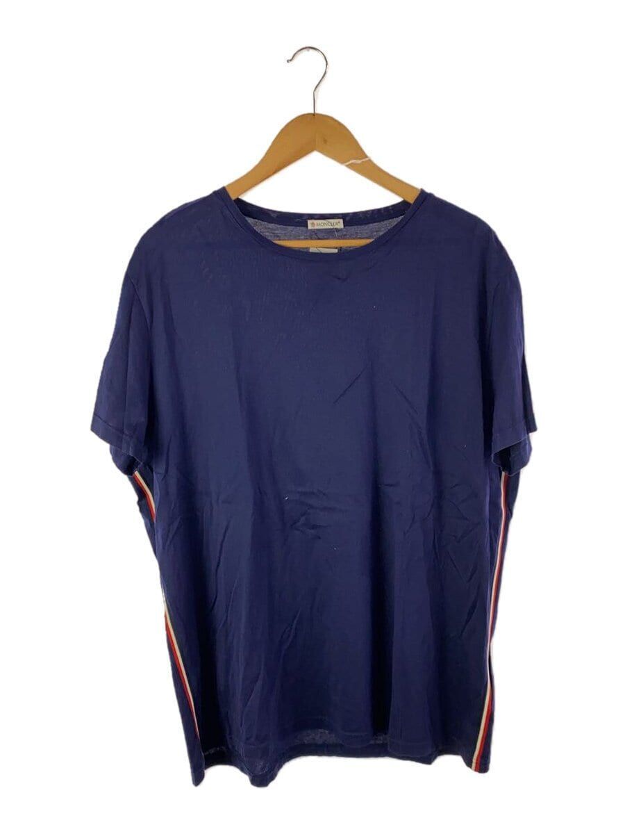 MONCLER T-SHIRT XL COTTON Navy B10918001300 Used | eBay
