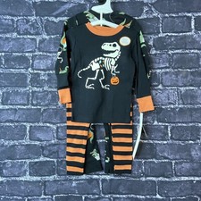 Carter's 12M Toddler Halloween Dinosaur 4pc Snug Fit Pajama Sets Just One You