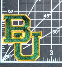 Baylor BU 2.75" Iron On Embroidered Patch ~FREE Tracking!