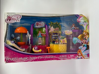 Winx Club Frutti Music Bar 4-in-1 Playset 20 Pieces 2012 New In Box