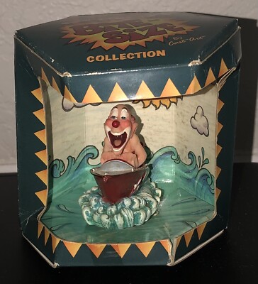 Vintage Slapstix Bite Size Collection Cast Art Clowns Figure  No Wake Zone  Box