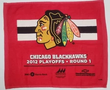 Authentic Rally Towel Chicago Blackhawks Stanley Cup Playoffs 2012 round 1
