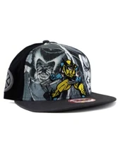 New Era Wolverine 9fifty Snapback Hat Adjustable Marvel Classic X-Men Black