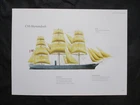 Civil War Confederate Warship Print - CSS SHENANDOAH - I COMBINE SHIPPING