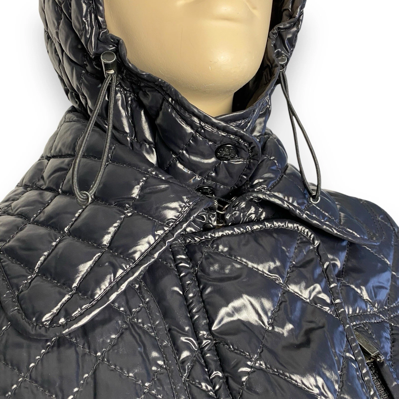 Moncler Montagris cappotto trapuntato donna piumino lana leggero taglia 1 XS S