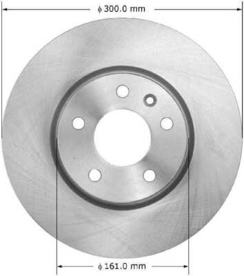 Disc Brake Rotor Bendix PRT6093