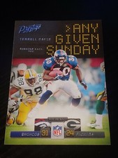 2021 Prestige Football Terrell Davis #AGS-TD Any Given Sunday Denver Broncos 