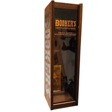 Booker's Small Batch Bourbon Collection Sliding Window *Empty* Wooden Box
