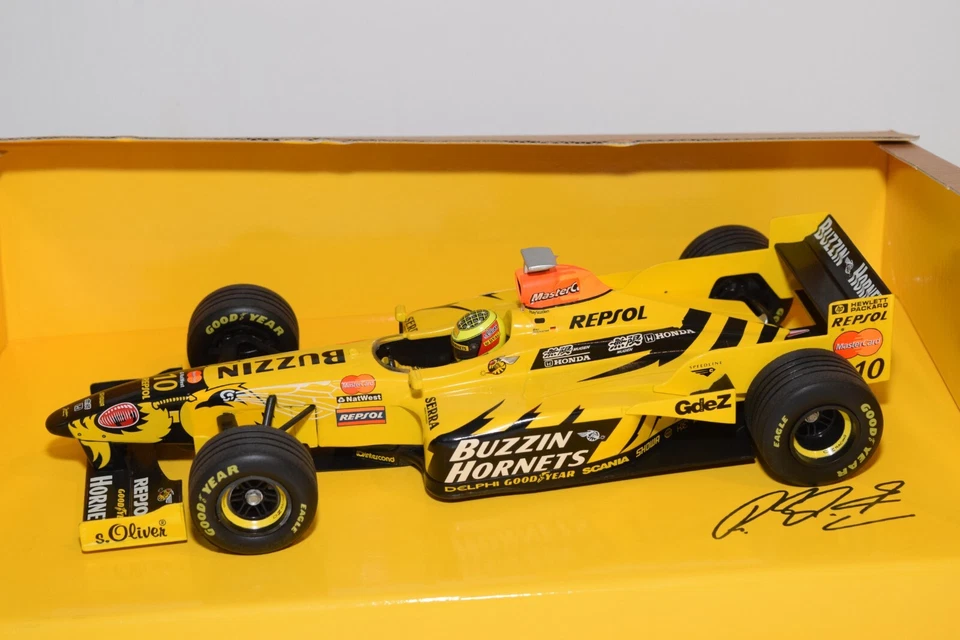 A63 1:18 514 981810 MINICHAMPS F1 FORMULA 1 JORDAN PEUGEOT 198 R. SCHUMACHER MIB - Photo 3/4