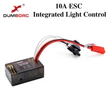 DUMBORC Brushed ESC Speed Controller w/Brake /LowVoltoge Alarm/Lamp for RC Model